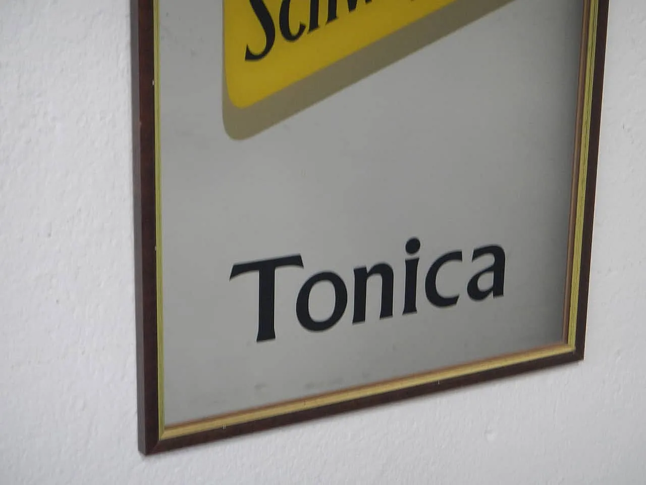 Specchio pubblicitario Tonica Schweppes 1970 6