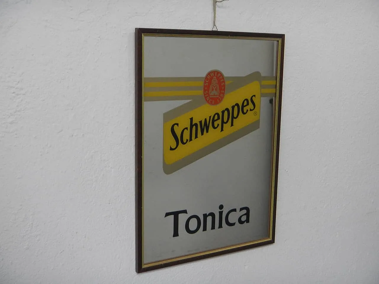 Schweppes Tonica Advertising Mirror 1970 8