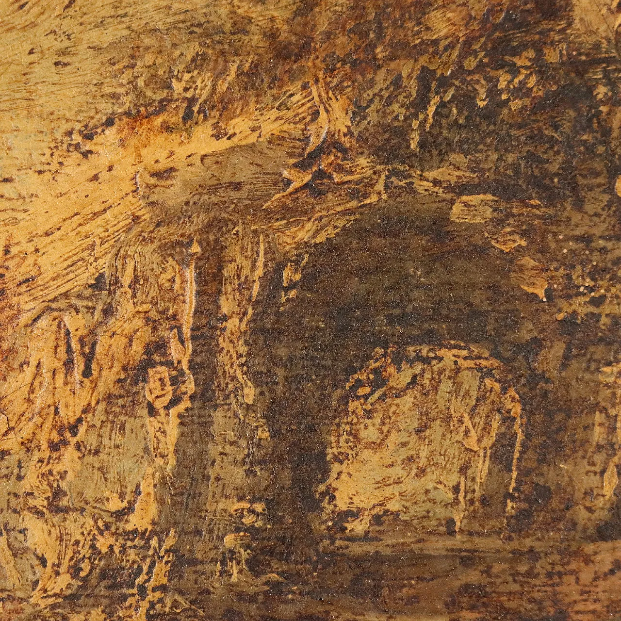 Paesaggio con Figure, olio su tela, '900 6