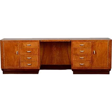 Credenza in legno e bachelite, anni '50