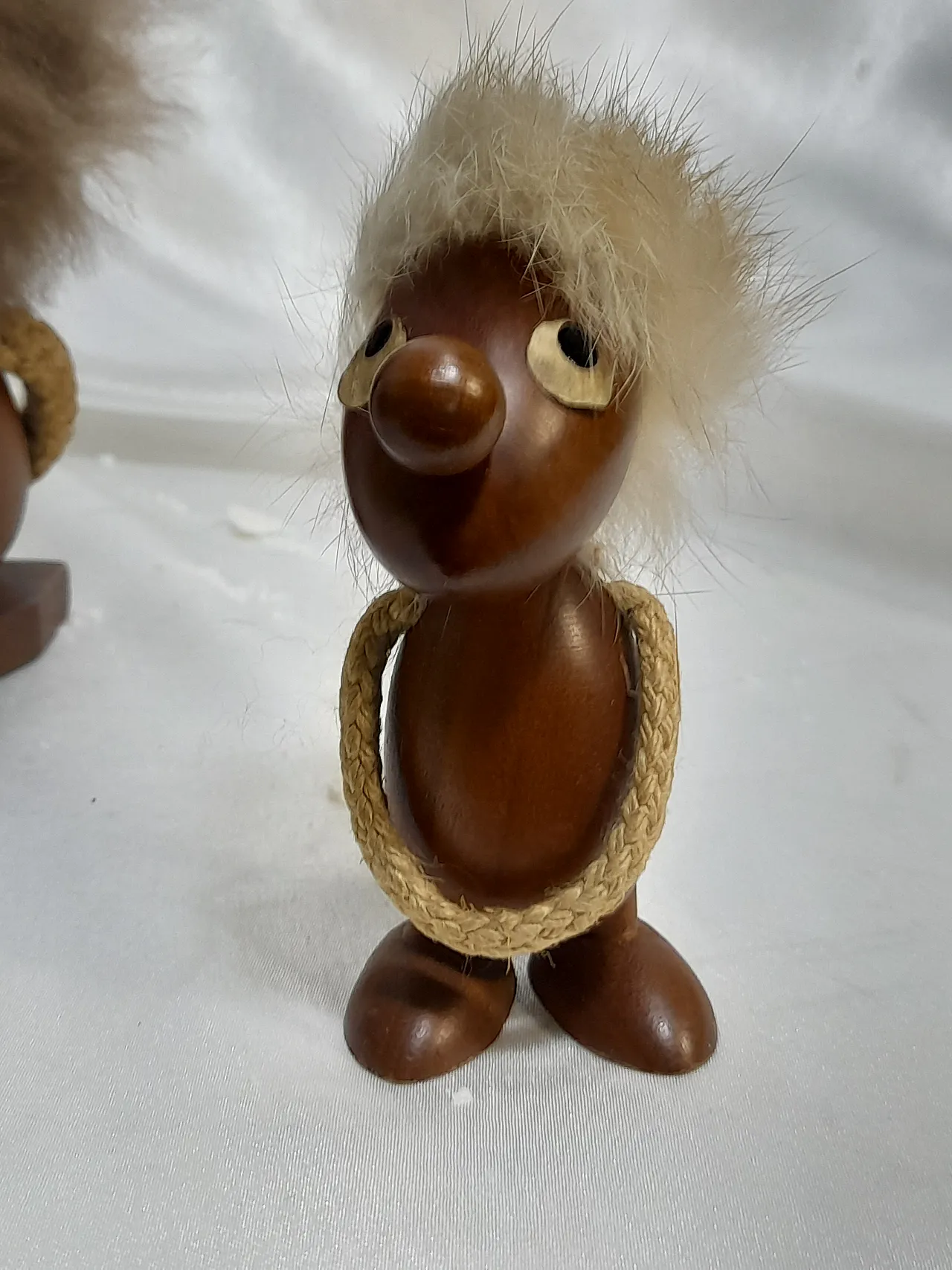 Block of Danish wooden puppets, Hans Bolling Style, 60s 11