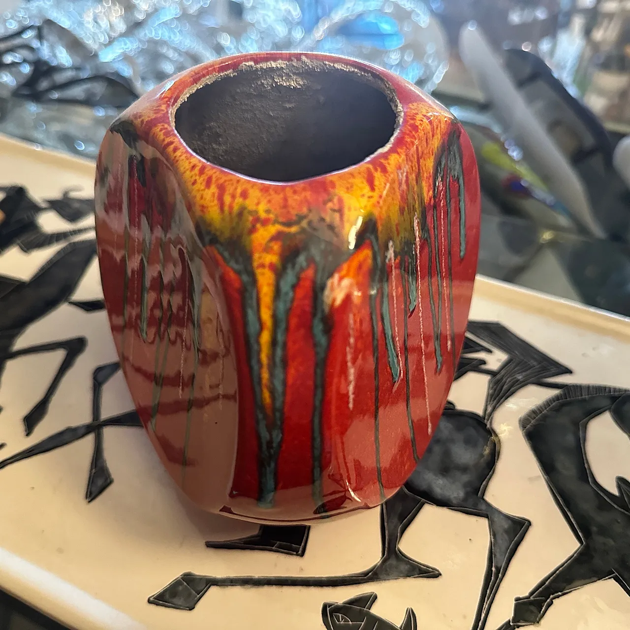 Vaso in ceramica di Roberto Rigon per Bertoncello, anni '70 2