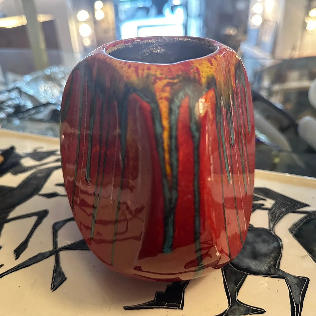 Vaso in ceramica di Roberto Rigon per Bertoncello, anni '70 6