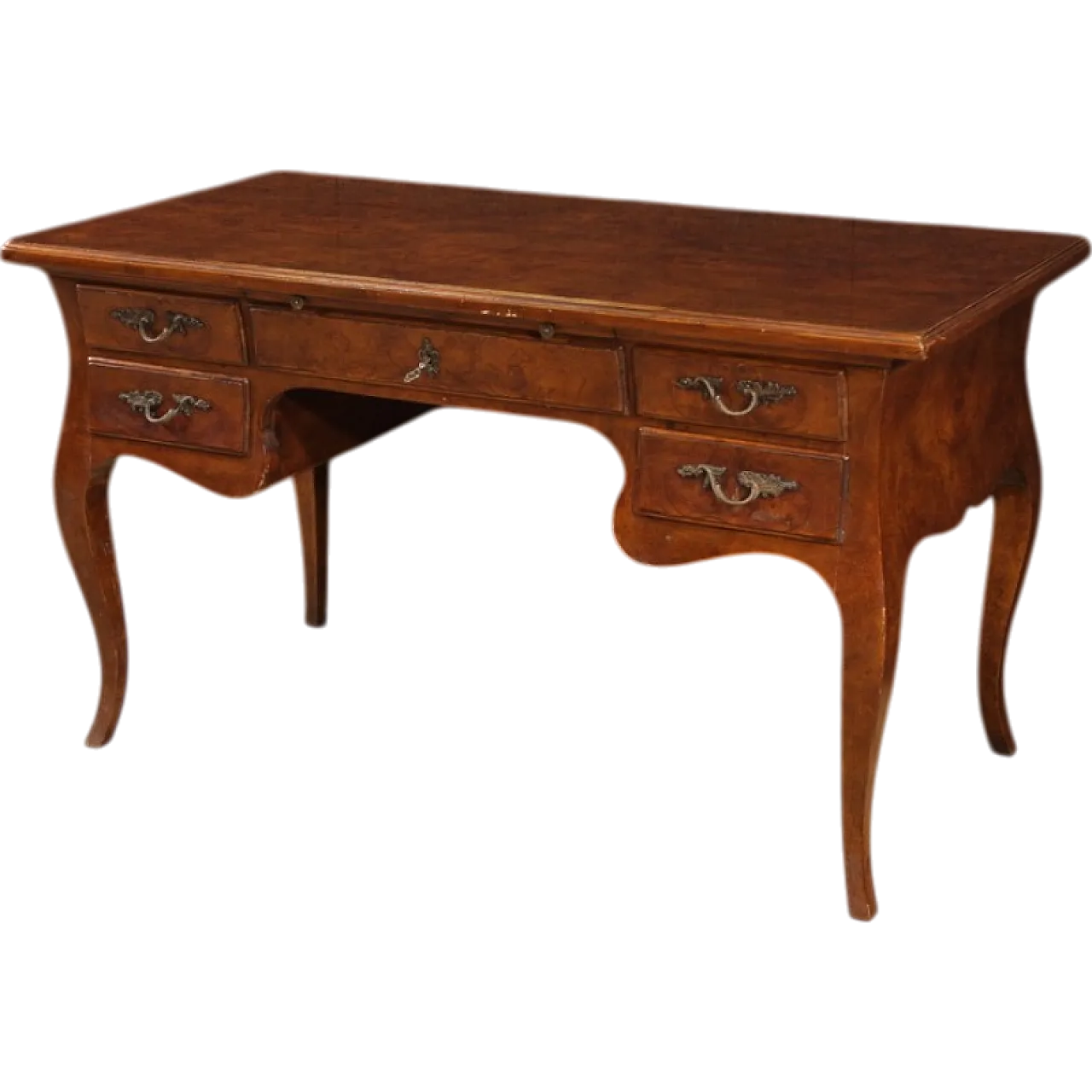 Italian Louis XV style center desk, 20th century 12