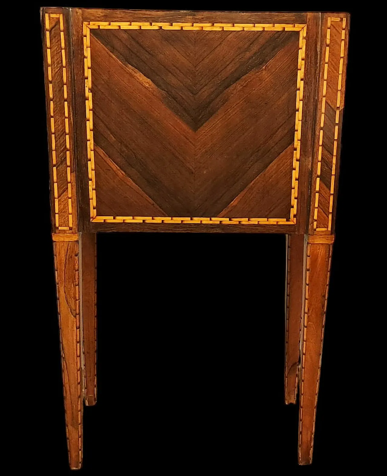 Louis XVI Genoese side table in Rosewood and marble, 18th century 5