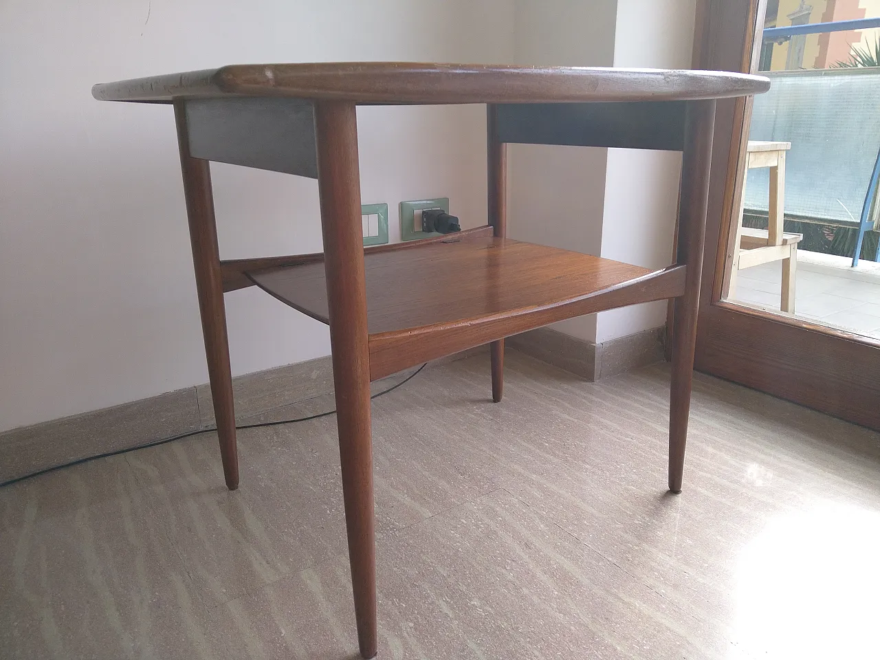 Scandinavian table by MM Moreddi Danmark in teak, 60s 5