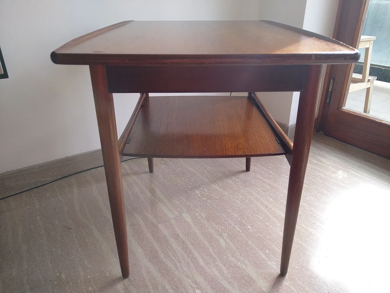 Scandinavian table by MM Moreddi Danmark in teak, 60s 6