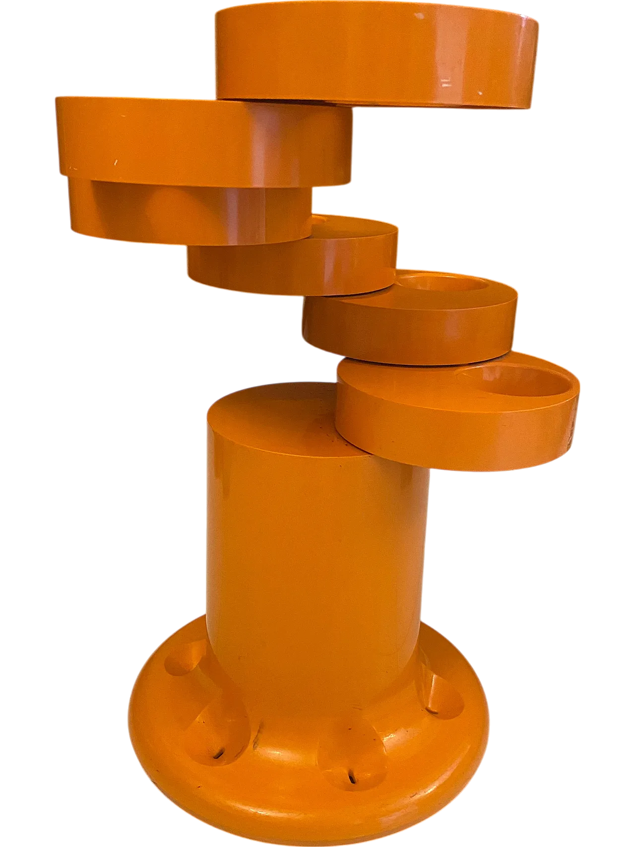 Pluvium umbrella stand orange, 70s 5