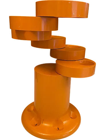 Pluvium umbrella stand orange, 70s