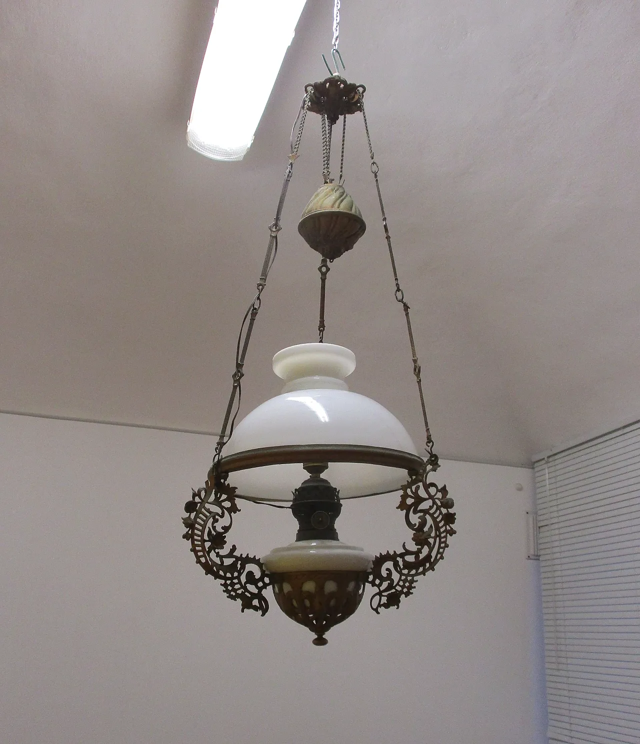 Liberty chandelier saliscendi in carrucola, early 20th century 2