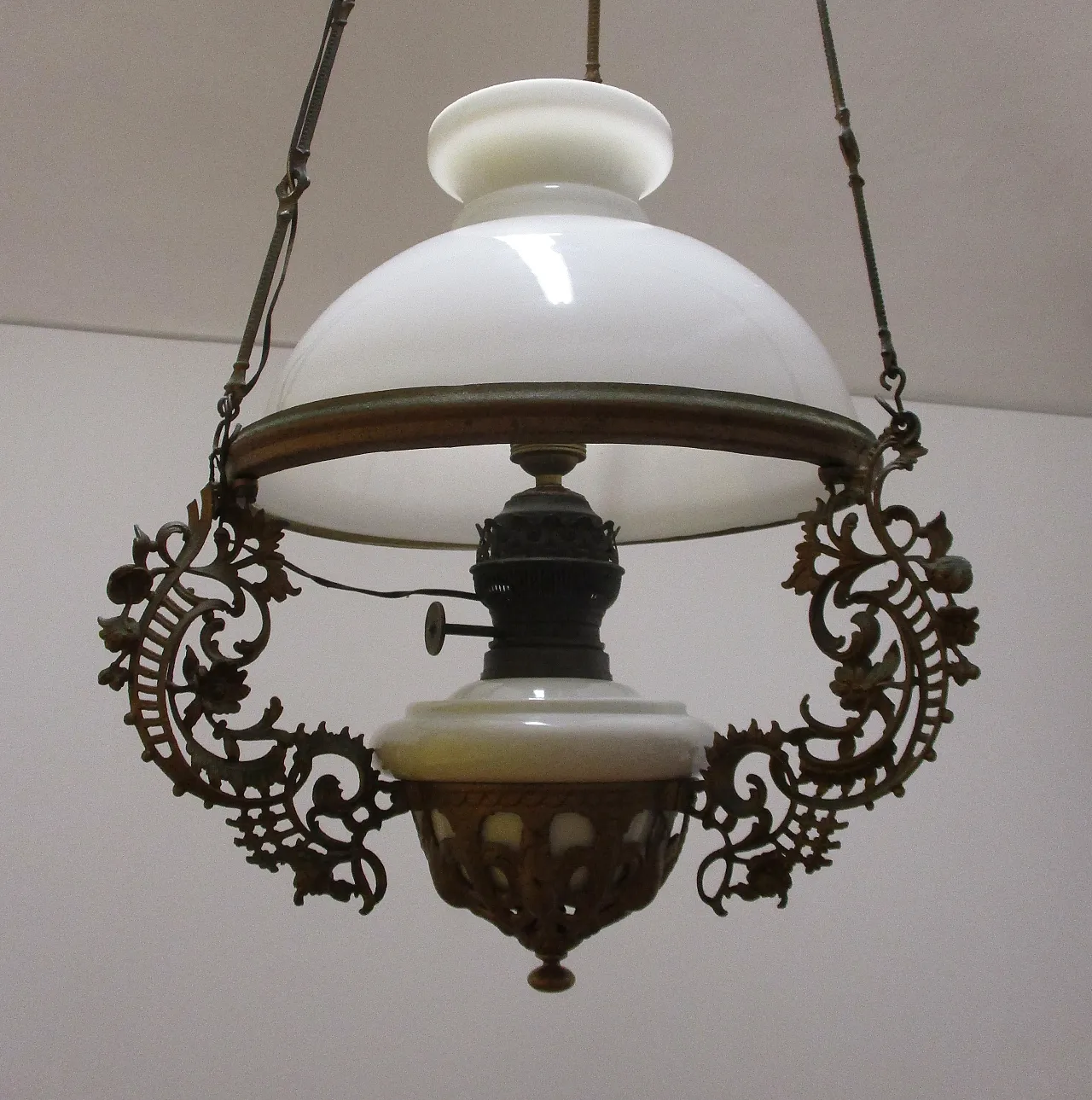 Liberty chandelier saliscendi in carrucola, early 20th century 6