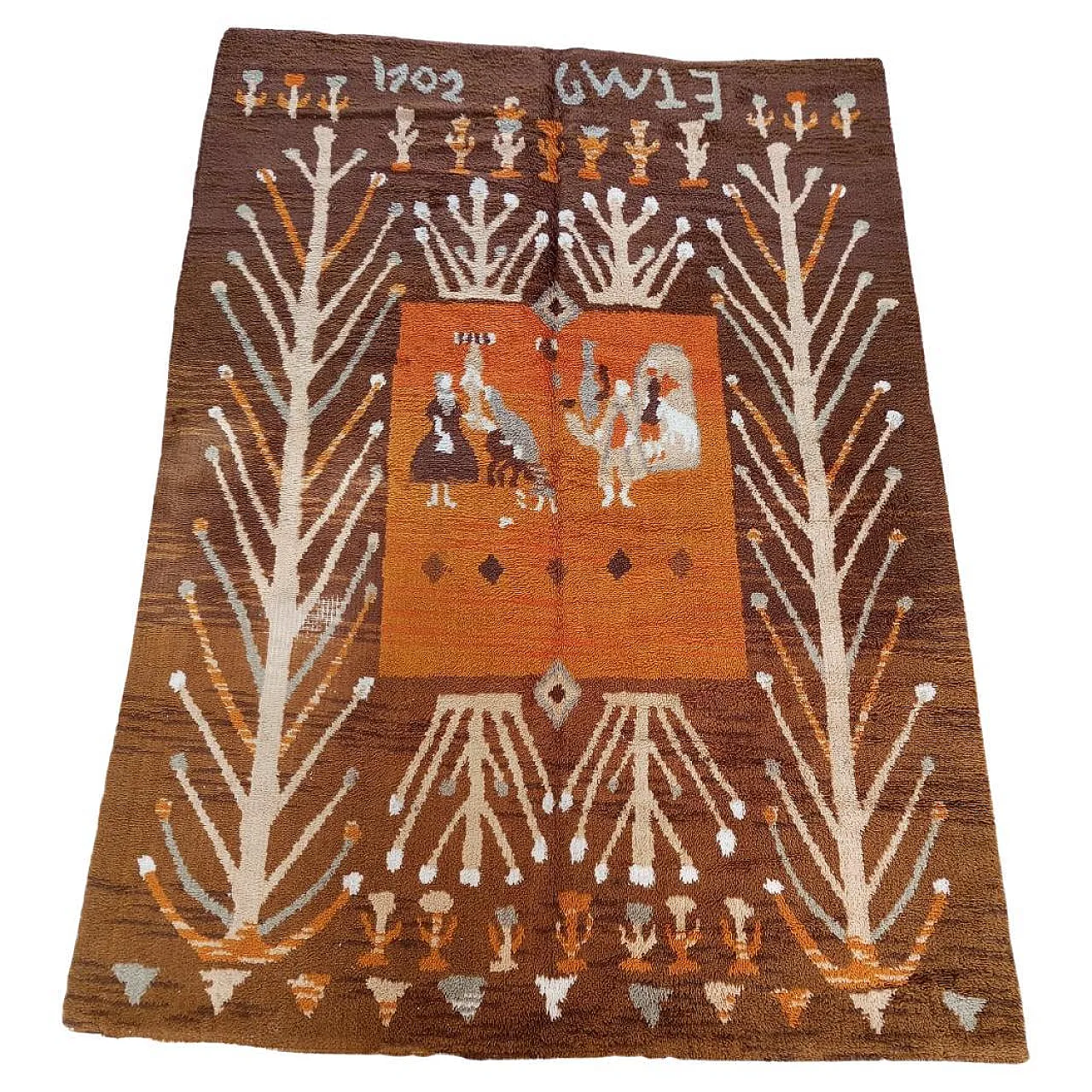 Finnish folkloric rug 280 cm. x 198 cm. 1