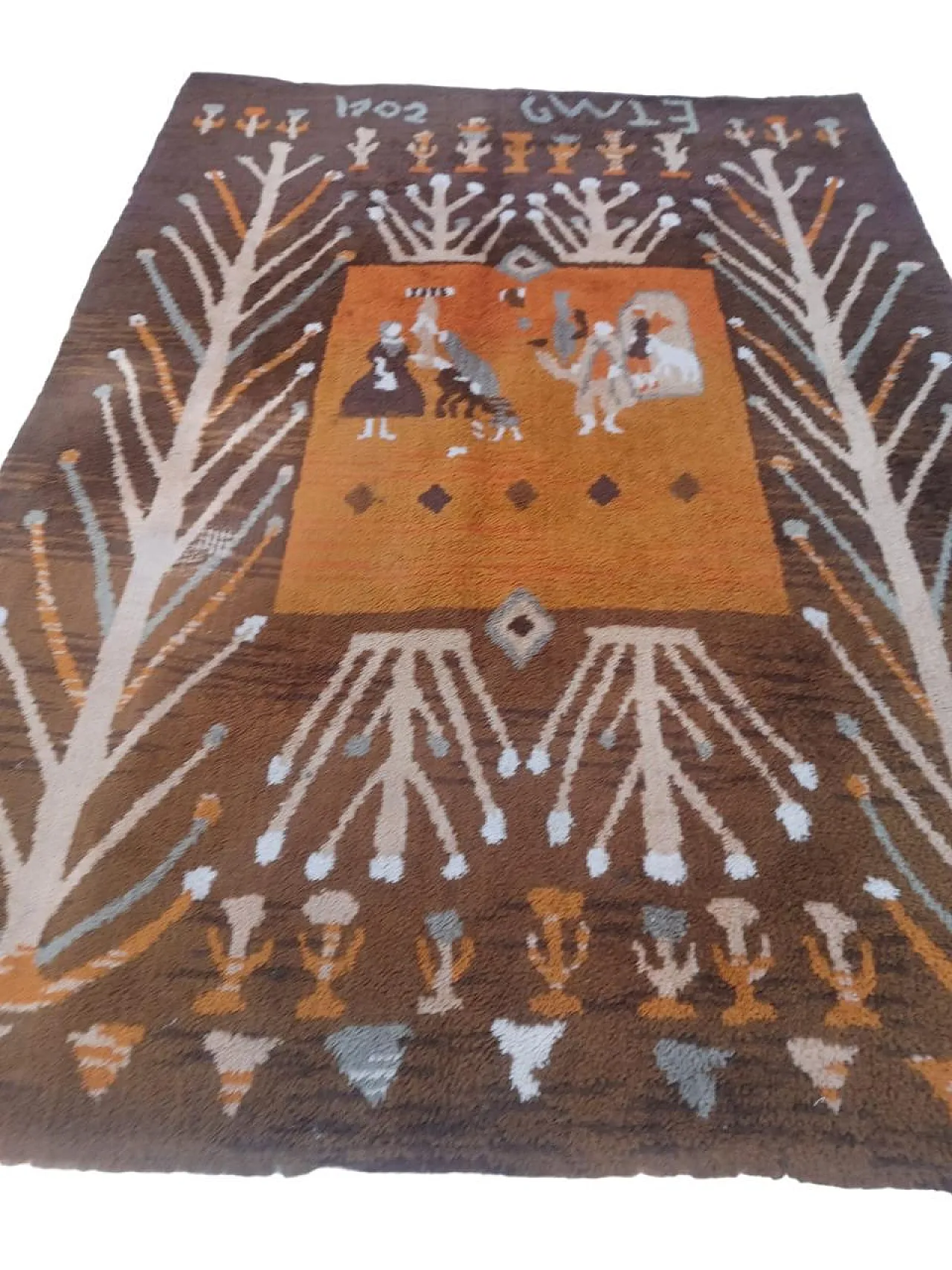 Finnish folkloric rug 280 cm. x 198 cm. 2