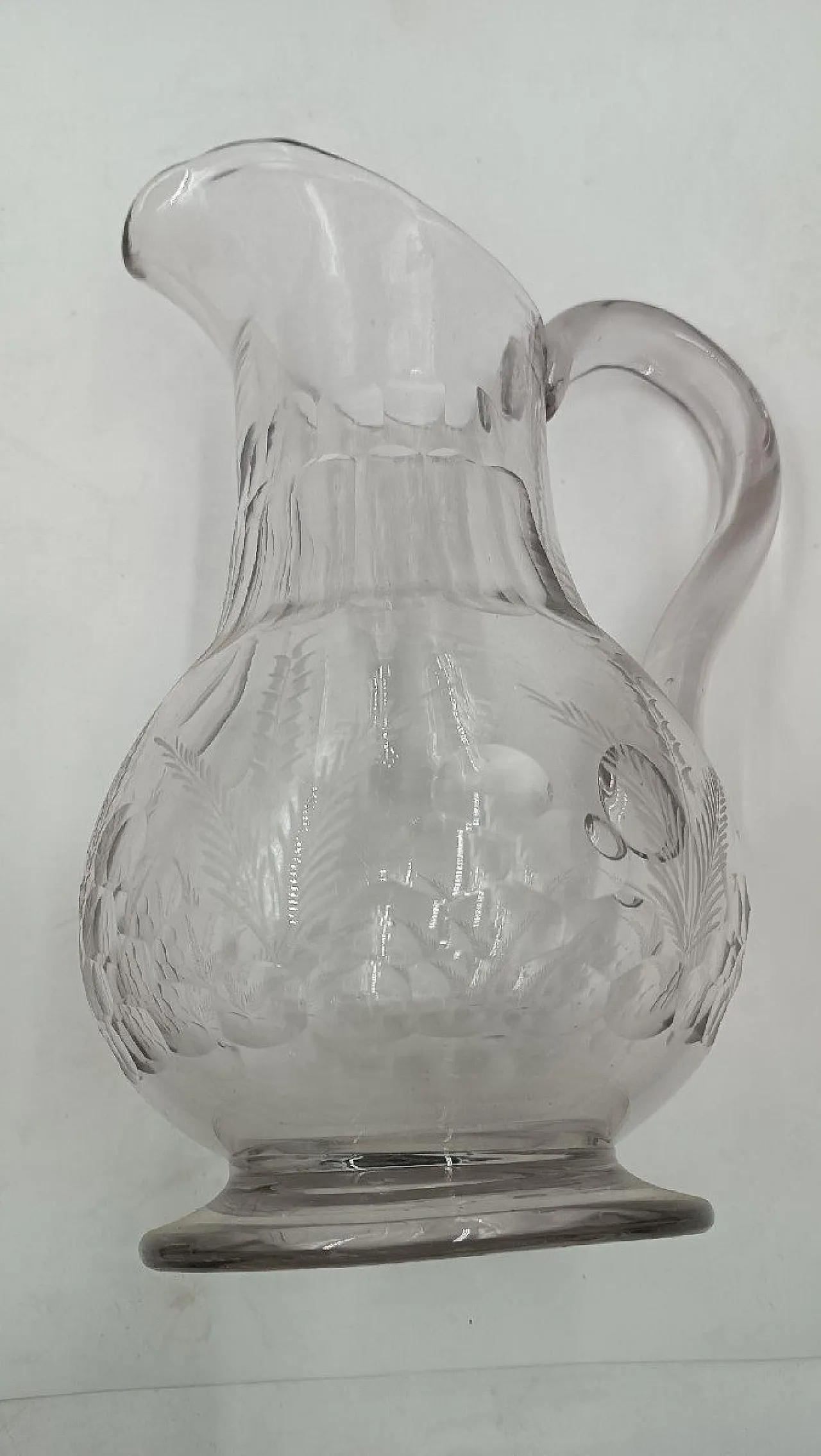 Pitcher with glass tray, 19th century 4