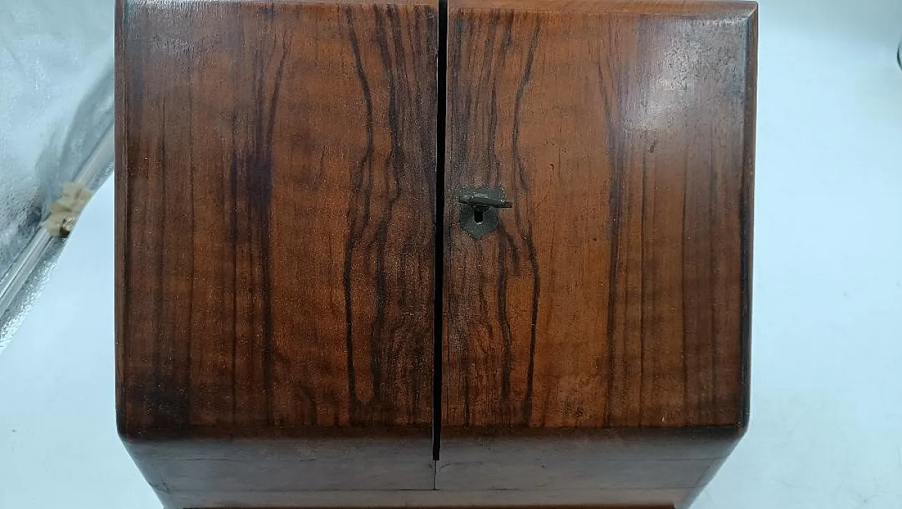 English walnut writing desk, 19th century 10