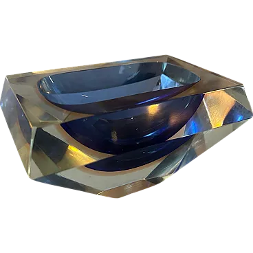 Submerged Murano glass ashtray by Seguso, 1970s