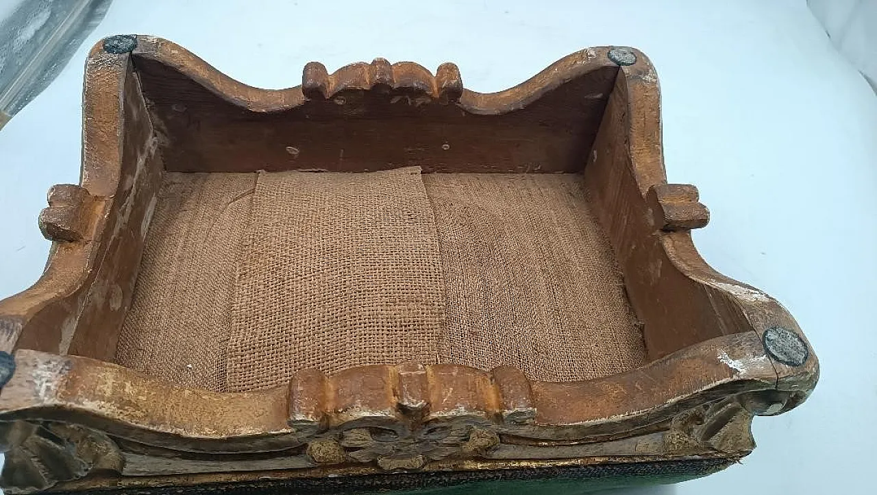 Gilded wooden stool, mid-19th century 6