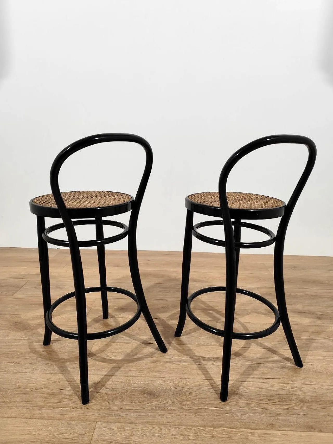 Pair of Sautto and Liberal Stools, 1940s 4