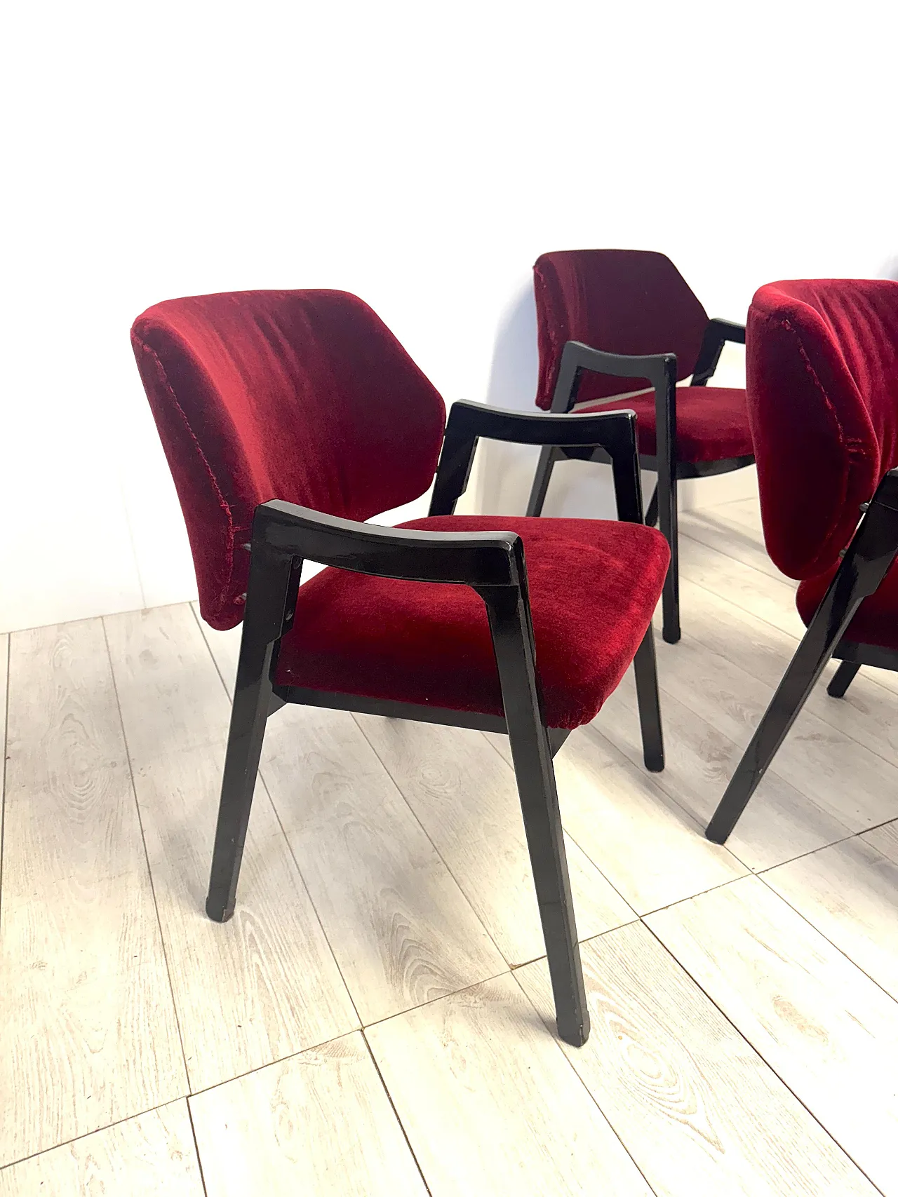 8 Poltroncine mod. 814 di Ico Parisi per Cassina, anni '60 3