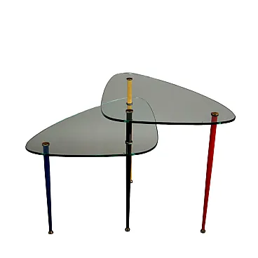 Arlecchino coffee table by Edoardo Paoli Vitrex, 1950s-1960s