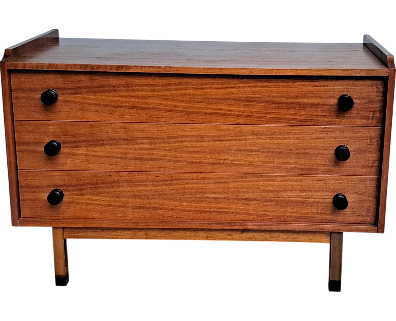 Cassettiera scandinava in teak, anni '60 9