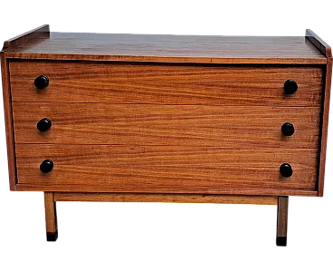 Chest of drawers in teak Scandinavian, 60s