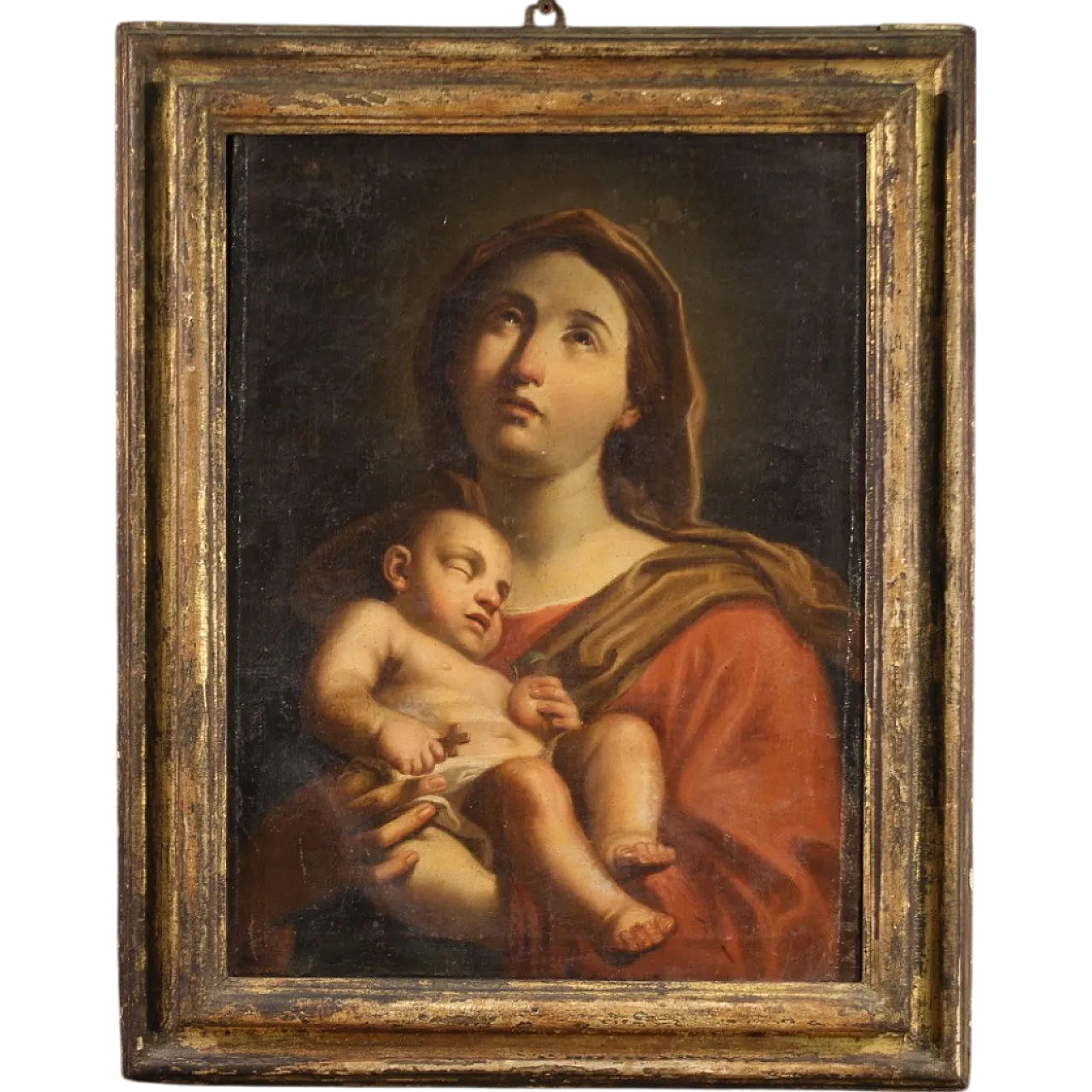 Painting Madonna and Child, 17th century 16