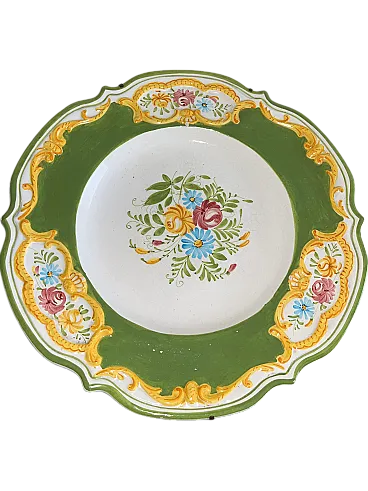 Ceramic plate, late 20th century