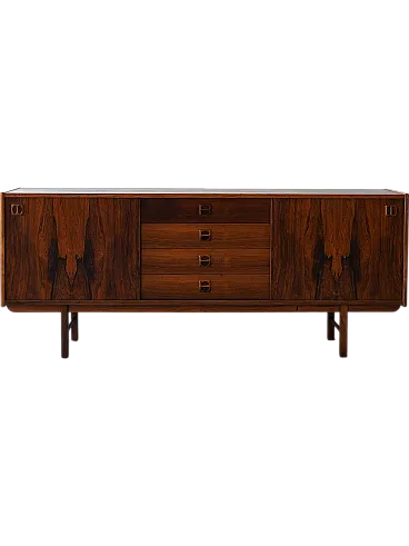 Scandinavian sideboard in rosewood, 60s