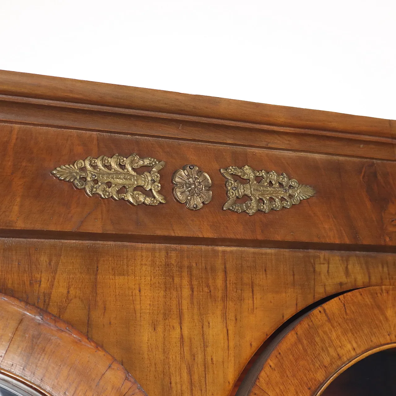 Empire-style wooden bookcase, 1970s 5