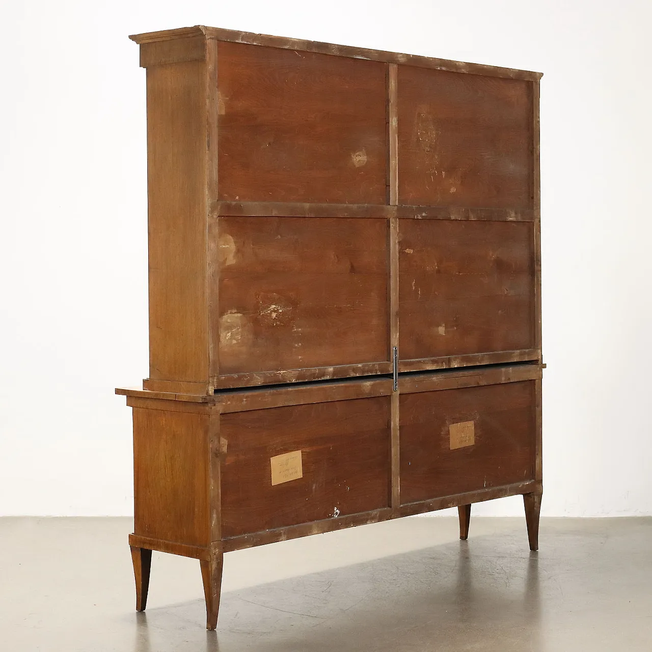 Empire-style wooden bookcase, 1970s 9