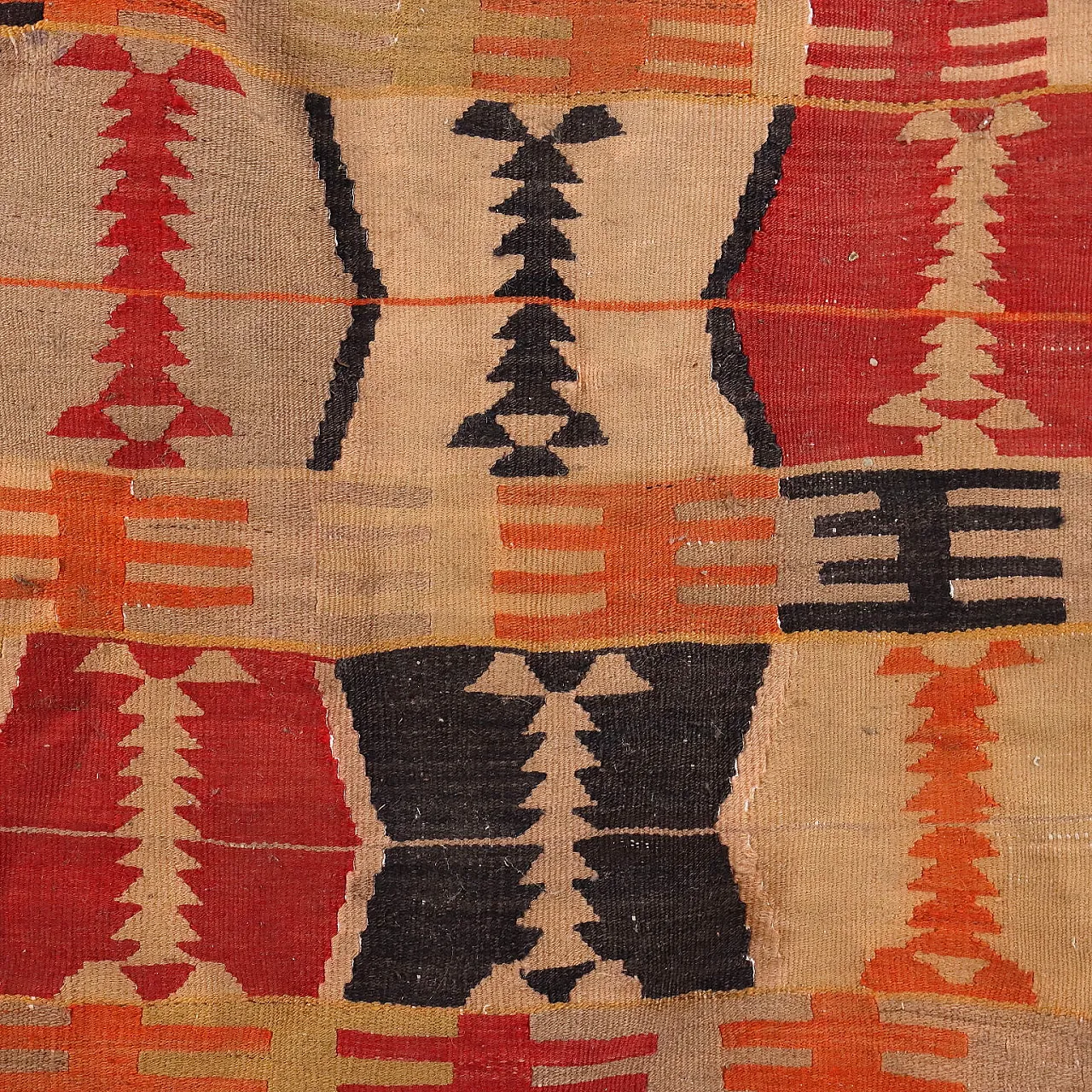 Turkish Kilim wool carpet, late 20th century 4