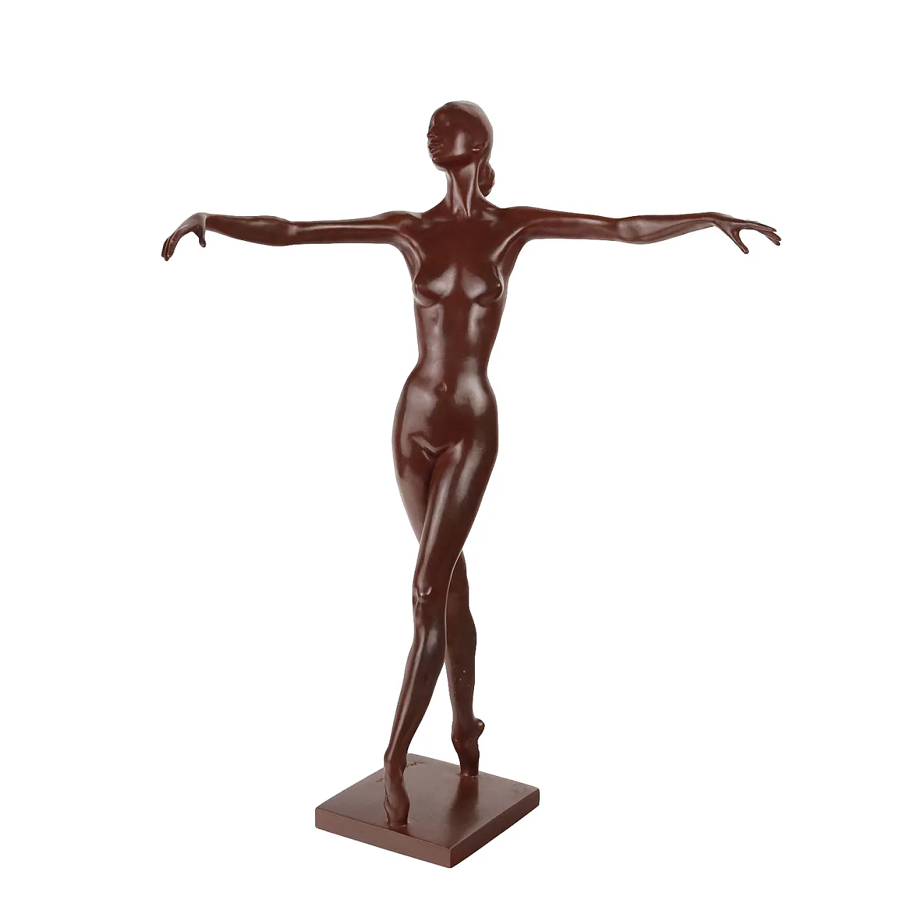 Francesco Messina, dancer, bronze sculpture, posthumous copy 1