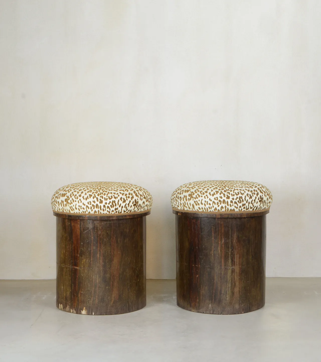 Pair of stools, year ca. 1930s 8