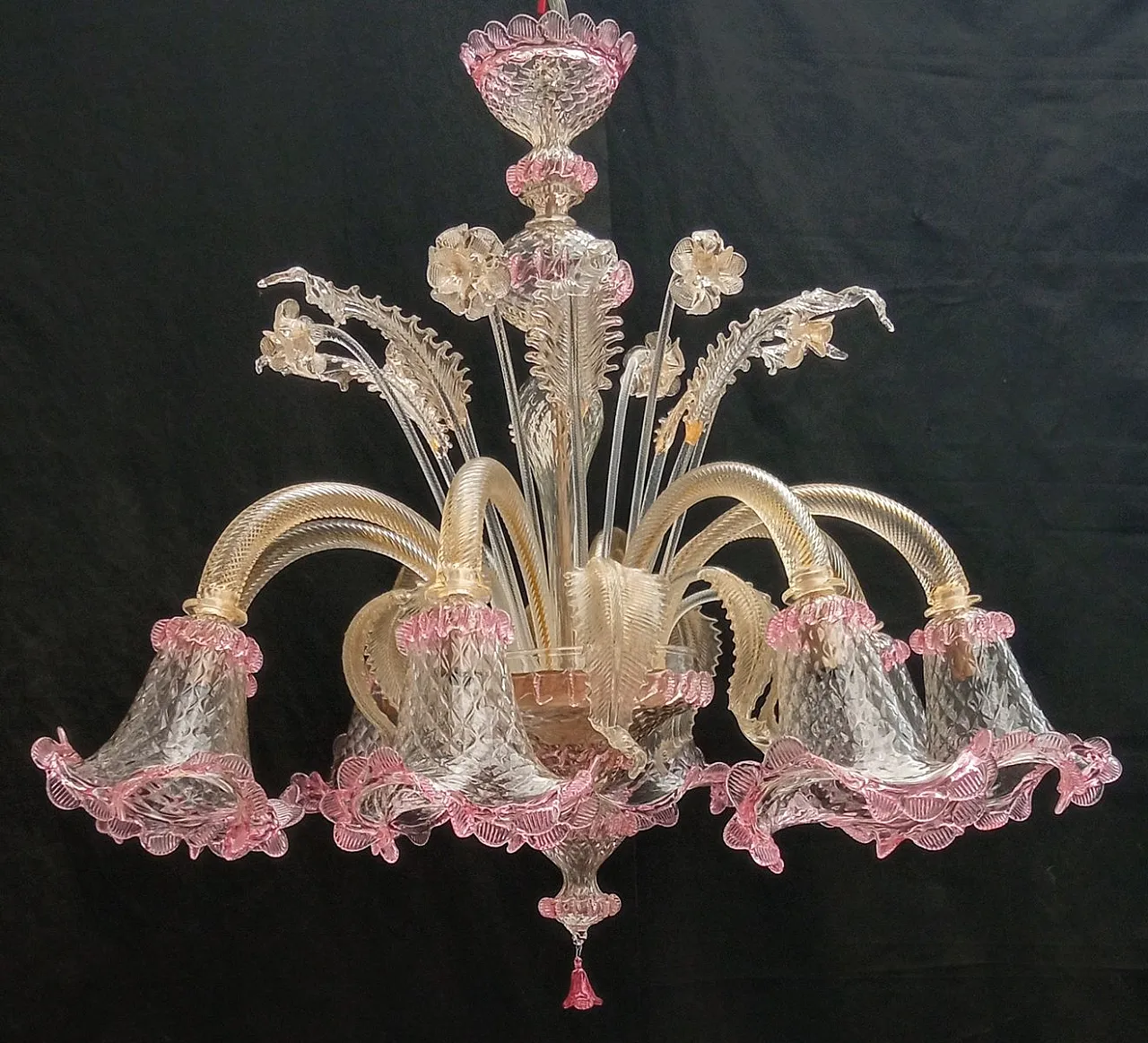 Chandelier in Murano Glass, 1970s 1