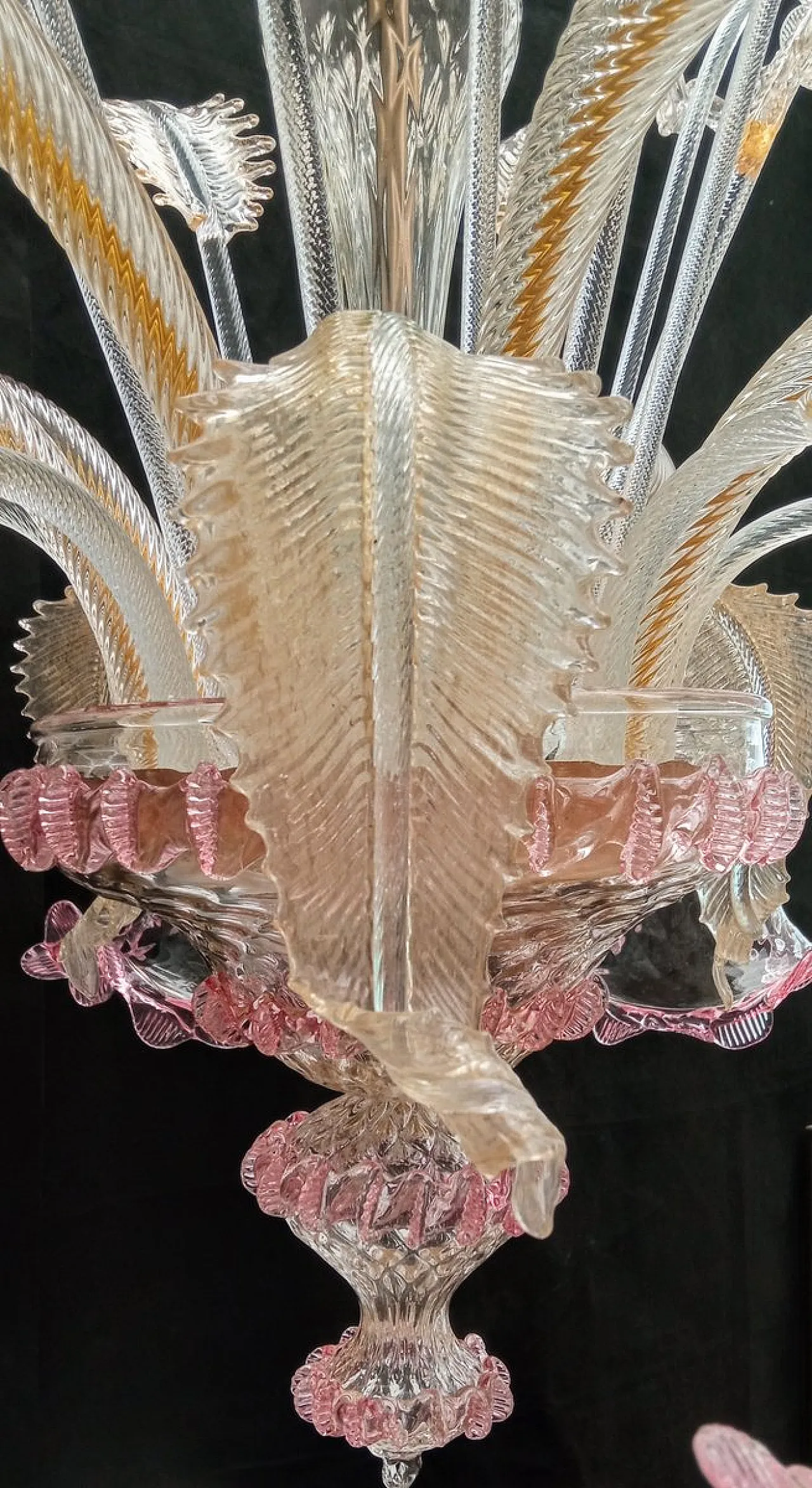 Chandelier in Murano Glass, 1970s 4