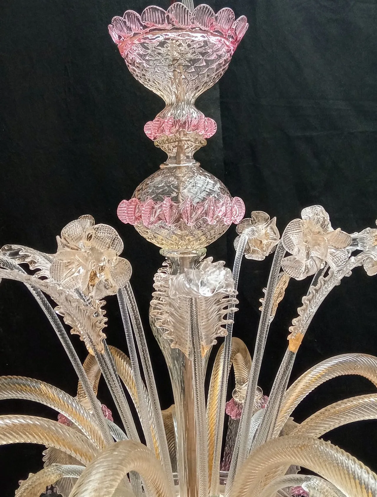 Chandelier in Murano Glass, 1970s 7