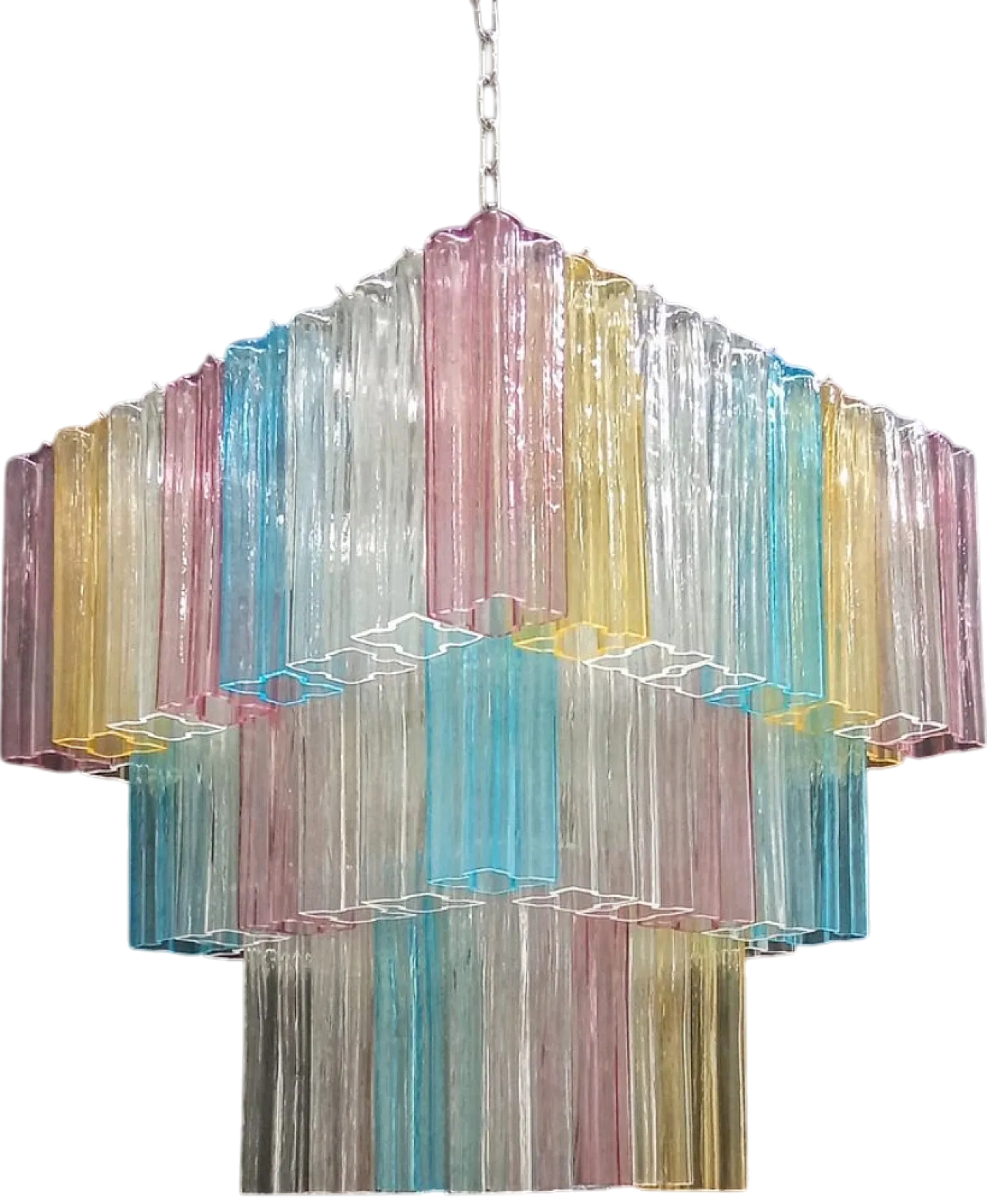 Lampadario in vetro di Murano, anni '60 13