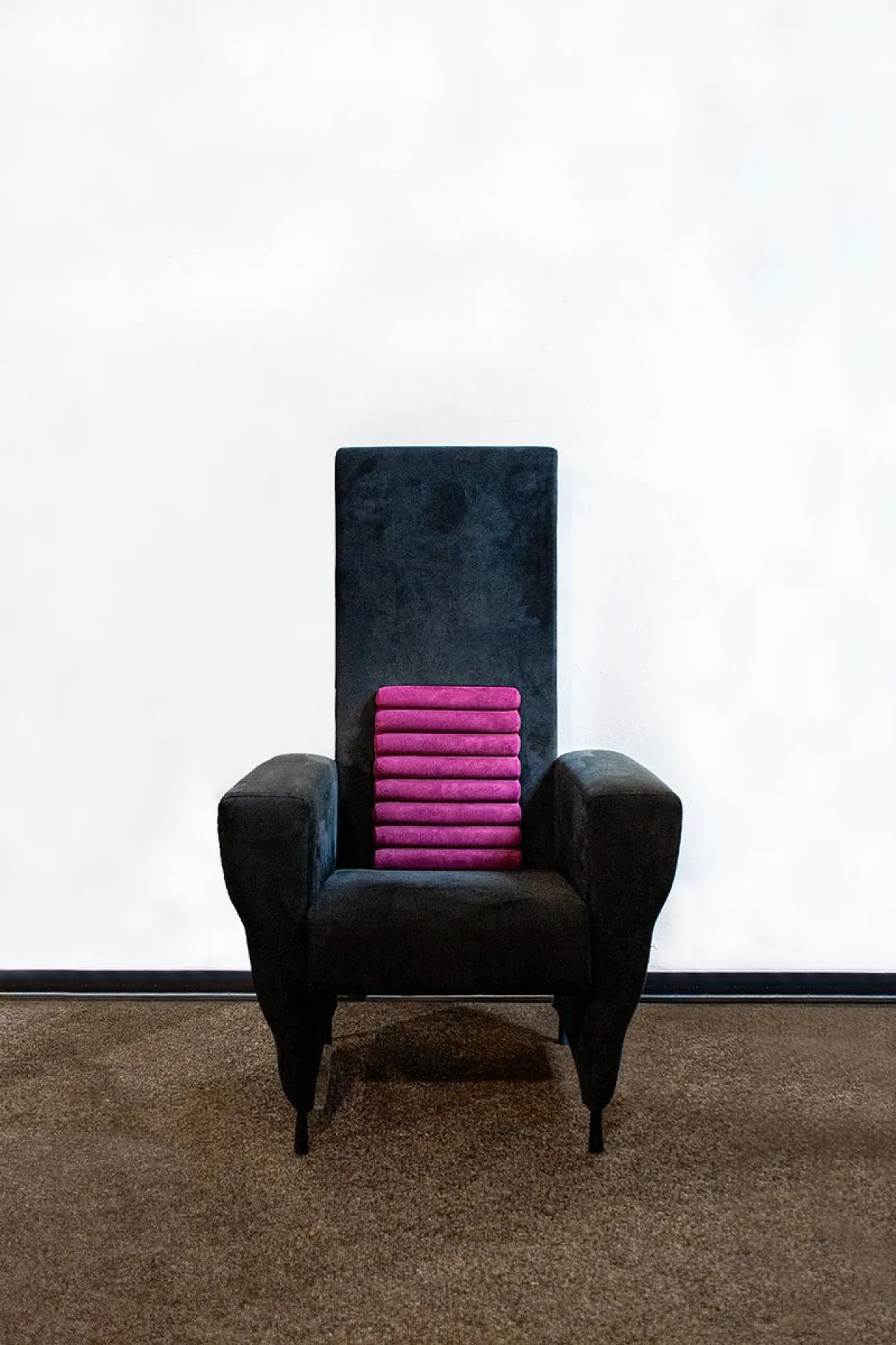 Flessuosa Chair by Ugo La Pietra for Busnelli, 1980s 1