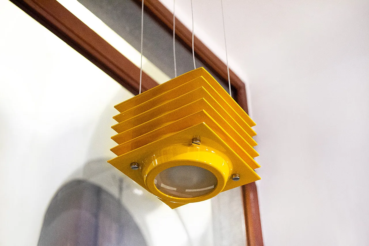 Mod. Hikary Pendant Lamp by Ettore Sottsass for Skipper, 1976 4