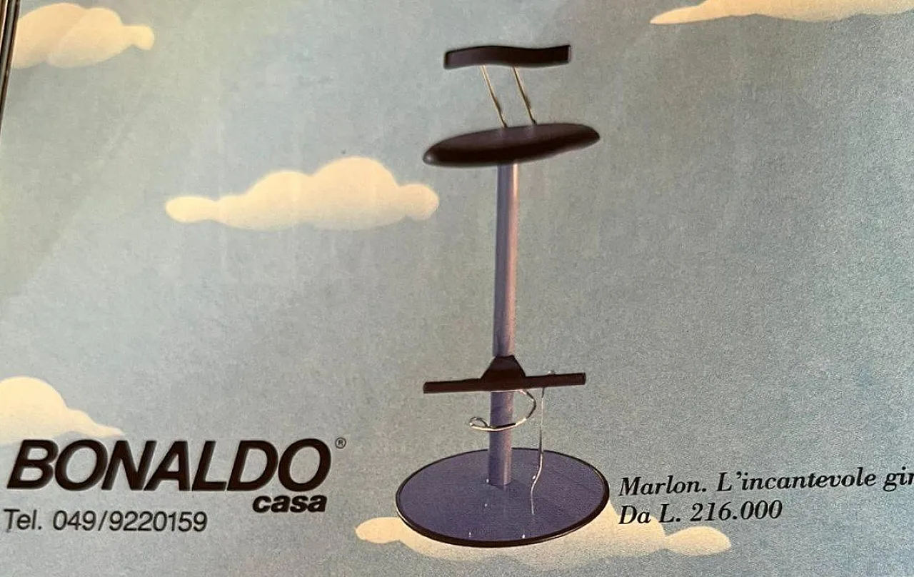 Postmodern Marlon Bar Stool from Bonaldo, Italy, 1980s 7