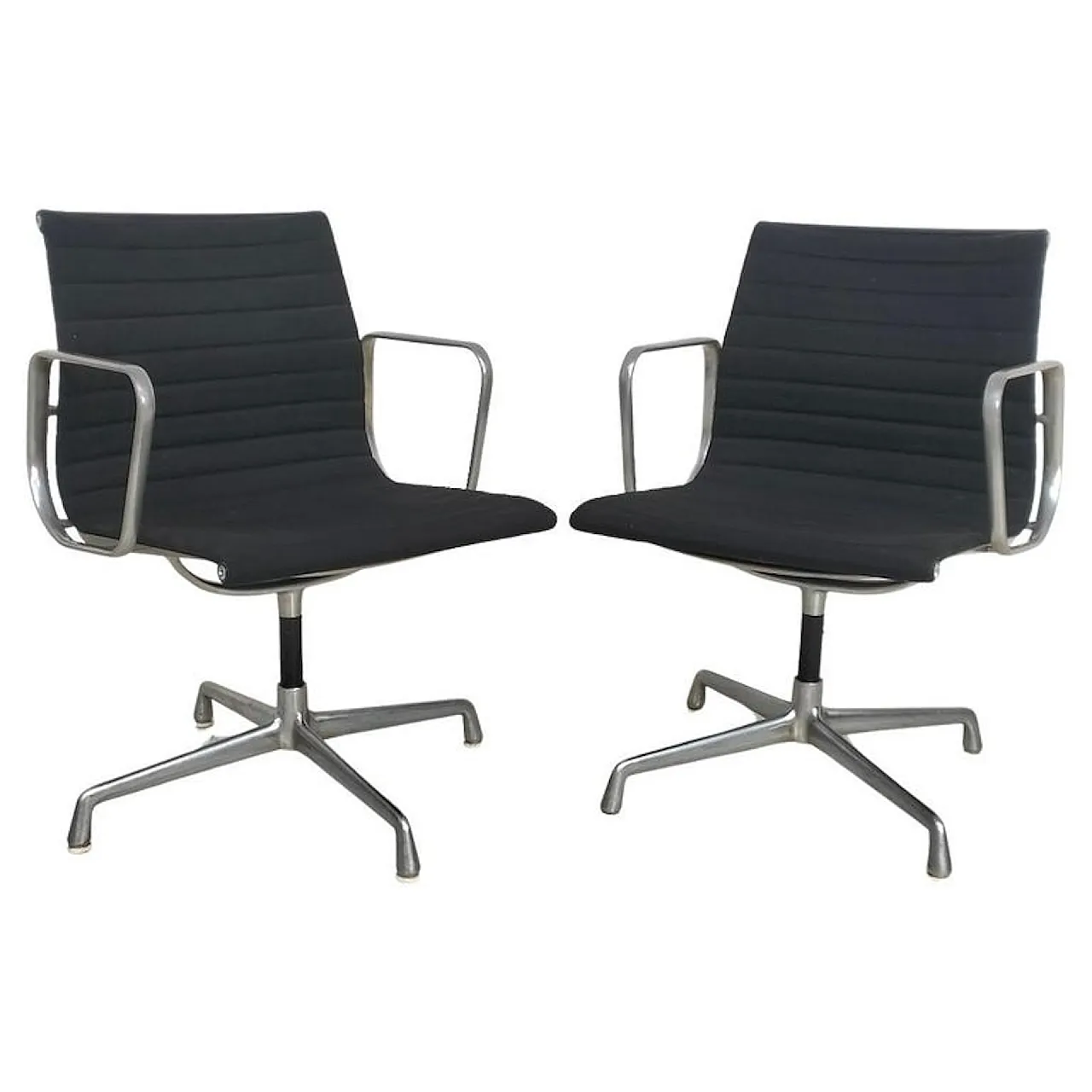 Set of 2 Alumini Chair EA108 by Charles and Ray Eames for ICF, 1960 1