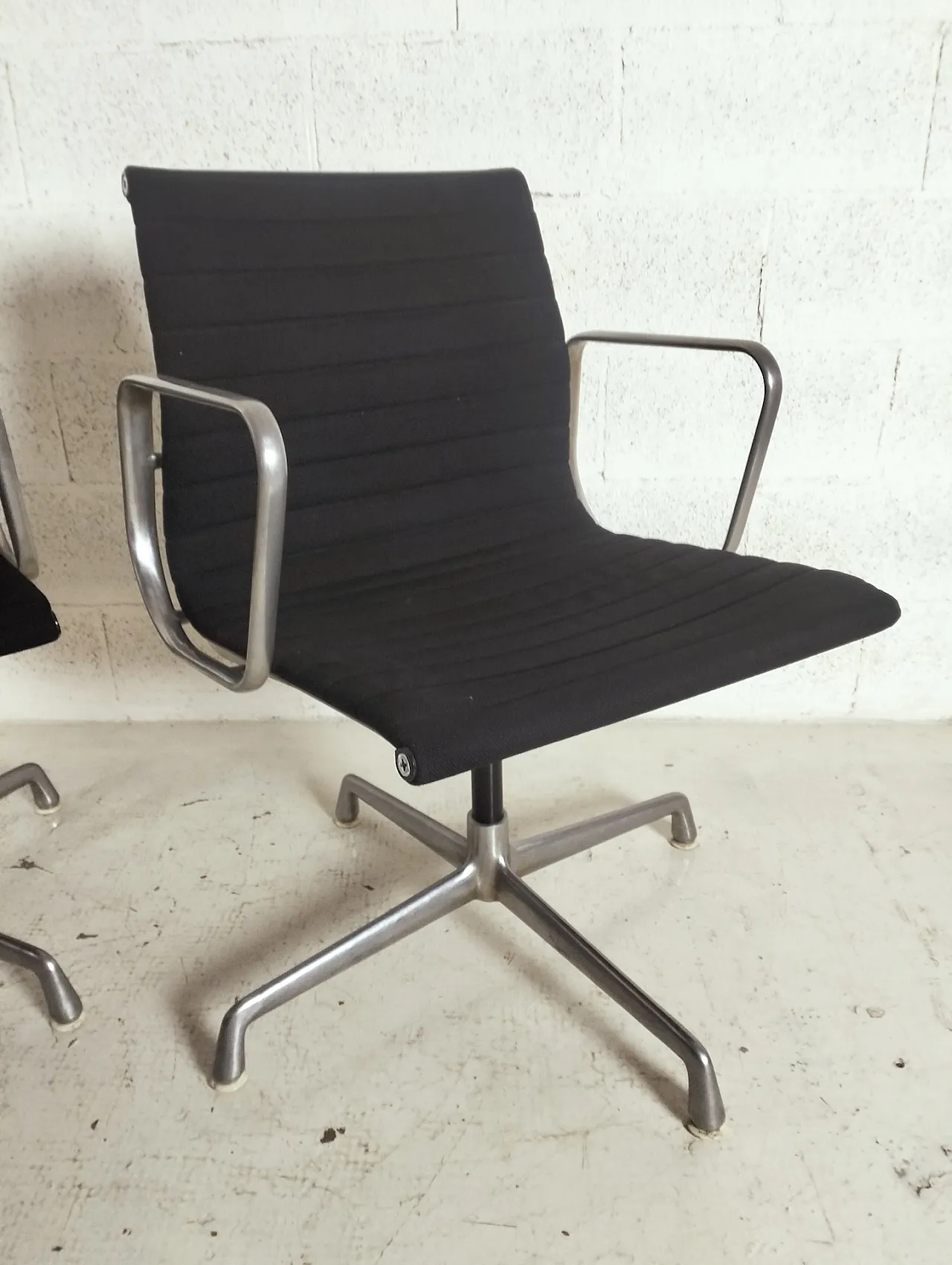 Set of 2 Alumini Chair EA108 by Charles and Ray Eames for ICF, 1960 12