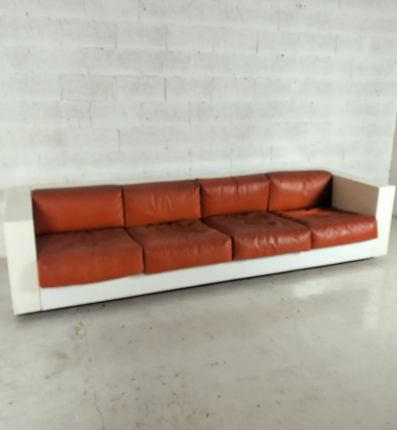 Saratoga 4 Seater sofa by M. and L. Vignelli for Poltronova, 1970s 4