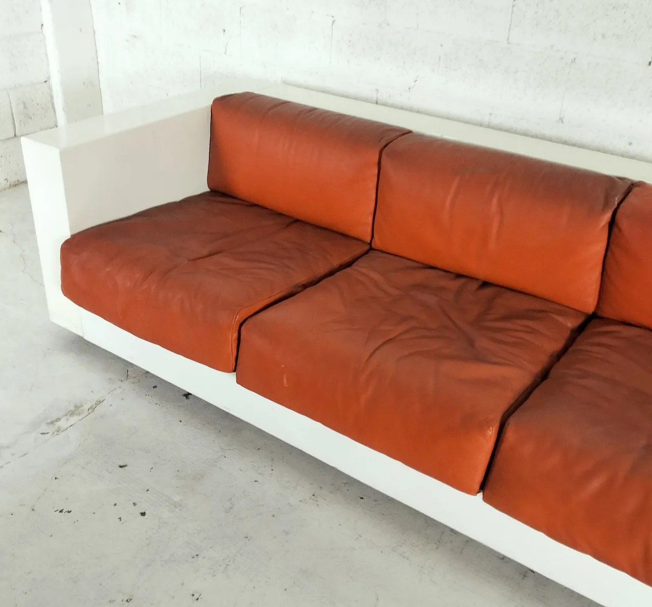 Saratoga 4 Seater sofa by M. and L. Vignelli for Poltronova, 1970s 6