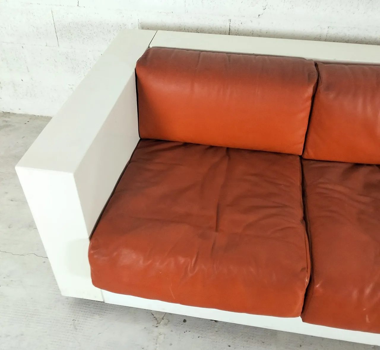 Saratoga 4 Seater sofa by M. and L. Vignelli for Poltronova, 1970s 7