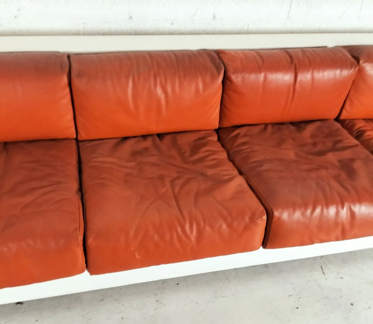 Saratoga 4 Seater sofa by M. and L. Vignelli for Poltronova, 1970s 9