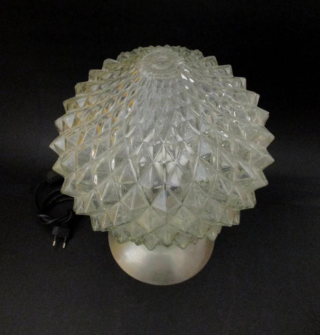 Table lamp design in metal and glass 60s 3