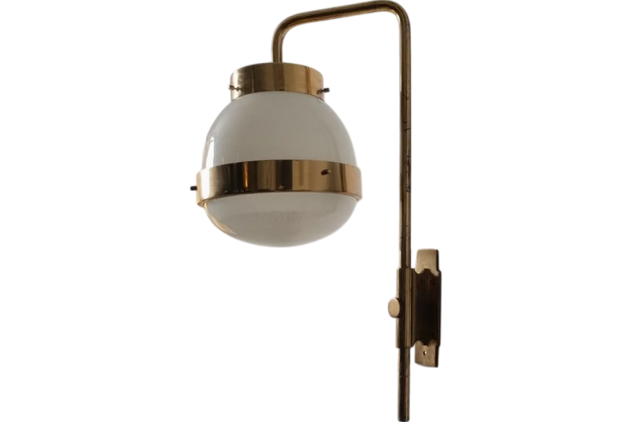 Large Delta Wall Light by Sergio Mazza for Artemide, 1970s 7