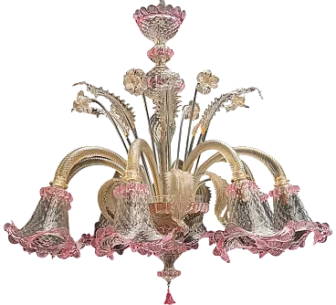 Chandelier in Murano Glass, 1970s